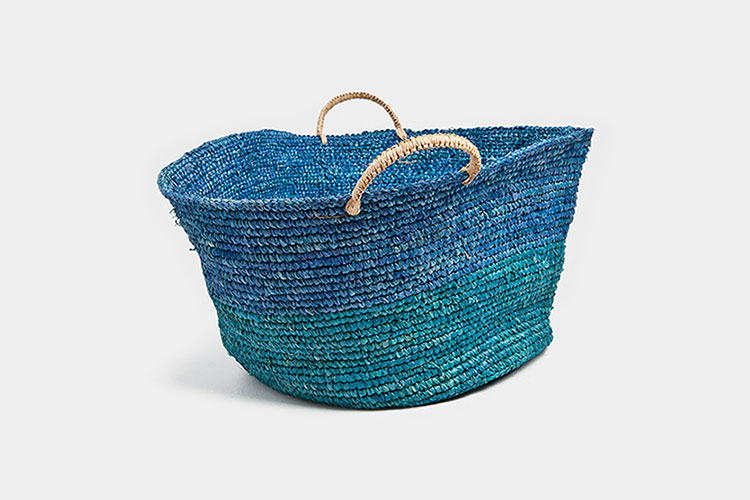 Bamboo Zigzag Pattern  Basket